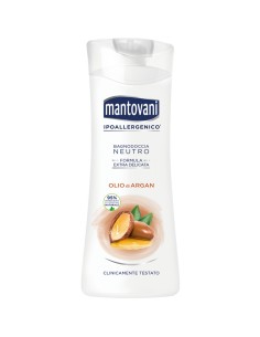 mantovani bagnoschiuma 400ml - neutro - olio di argan: tuttocasashop.live: igiene e cura della persona
