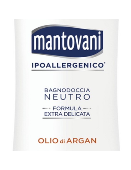 mantovani bagnoschiuma 400ml - neutro - olio di argan: tuttocasashop.live: igiene e cura della persona
