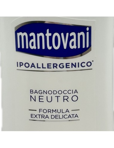 mantovani bagnoschiuma 400ml - neutro ultradelicato - ricordi d'infanzia: tuttocasashop.live: igiene e cura della persona