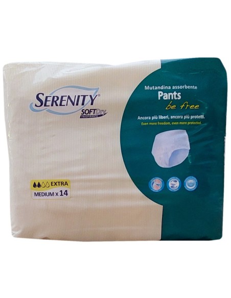 serenity softdry pants be free mutandine assorbenti extra 14 pezzi - medium: tuttocasashop.live: igiene e cura della persona