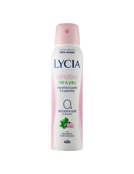lycia deodorante spray 150ml - me & you - 48h - no alcool - senza sali: tuttocasashop.live: igiene e cura della persona