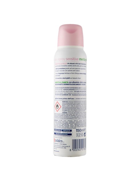 lycia deodorante spray 150ml - me & you - 48h - no alcool - senza sali: tuttocasashop.live: igiene e cura della persona