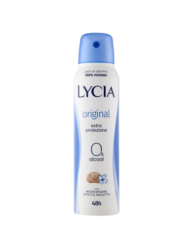 lycia deodorante spray 150ml - original - 48h - no alcool: tuttocasashop.live: igiene e cura della persona