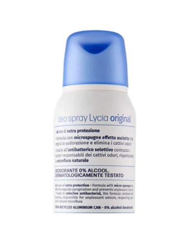 lycia deodorante spray 150ml - original - 48h - no alcool: tuttocasashop.live: igiene e cura della persona