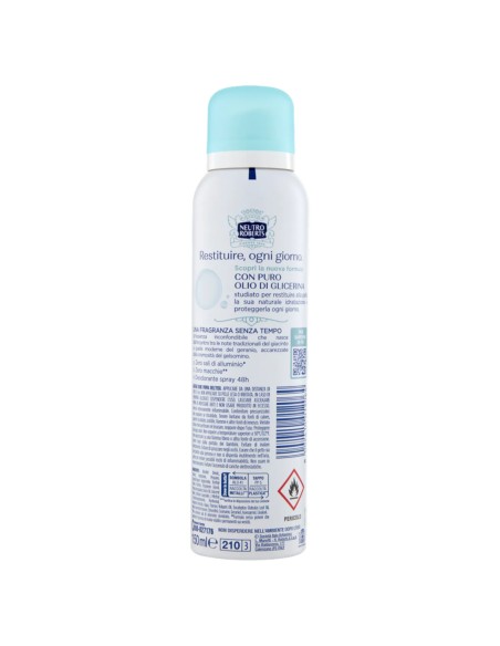 neutro roberts deodorante spray 150ml - fresco - classico: tuttocasashop.live: igiene e cura della persona