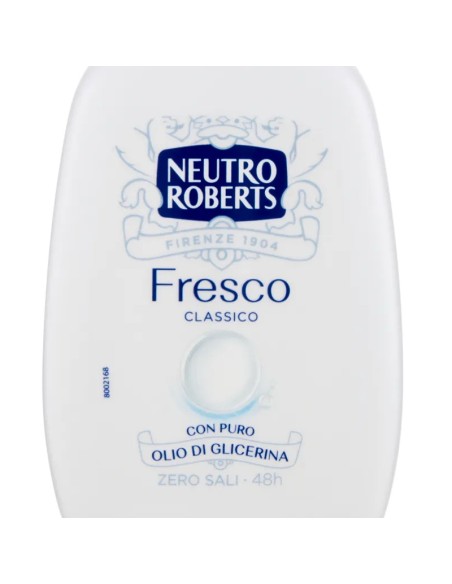 neutro roberts deodorante vapo no gas - 75ml - fresco - classico: tuttocasashop.live: igiene e cura della persona