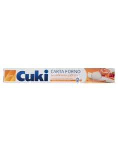 cuki carta da forno larghezza 33cm rotolo da 6m - goffrata - antiaderente: tuttocasashop.live: carta & monouso
