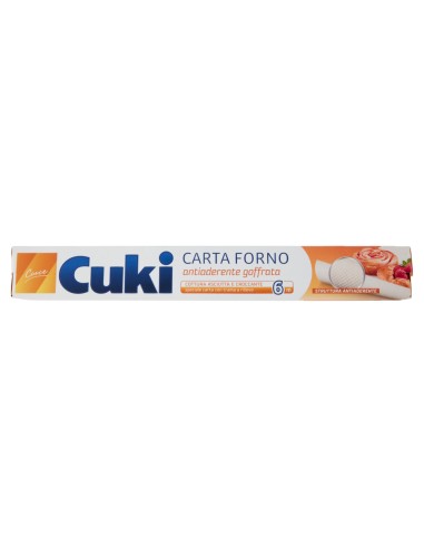 cuki carta da forno larghezza 33cm rotolo da 6m - goffrata - antiaderente: tuttocasashop.live: carta & monouso