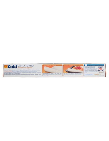 cuki carta da forno larghezza 33cm rotolo da 6m - goffrata - antiaderente: tuttocasashop.live: carta & monouso