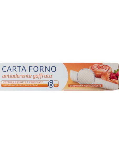 cuki carta da forno larghezza 33cm rotolo da 6m - goffrata - antiaderente: tuttocasashop.live: carta & monouso