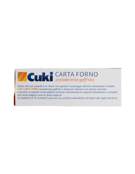 cuki carta da forno larghezza 33cm rotolo da 6m - goffrata - antiaderente: tuttocasashop.live: carta & monouso