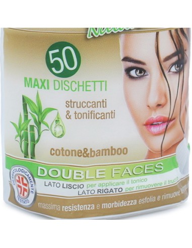 derma dischetti struccanti ovali maxi - 50 pezzi - naturals: tuttocasashop.live: igiene e cura della persona