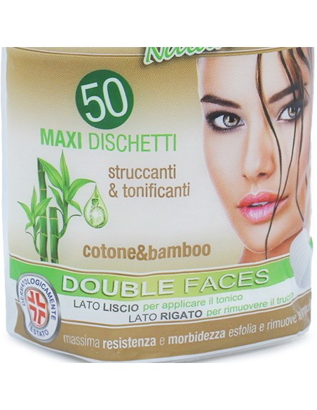 derma dischetti struccanti ovali maxi - 50 pezzi - naturals: tuttocasashop.live: igiene e cura della persona