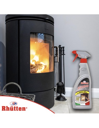 rhutten fuliggi stop spray - 750ml - pulitore vetri caminetti stufe forni: tuttocasashop.live: pulizia e cura della casa
