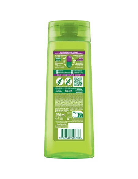 fructis shampoo - 250ml - hydra ricci - capelli da mossi a ricci: tuttocasashop.live: igiene e cura della persona