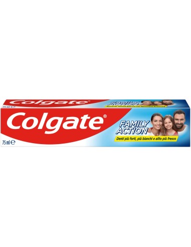 colgate dentifricio 75ml family action - denti forti e bianchi alito fresco: tuttocasashop.live: igiene e cura della persona