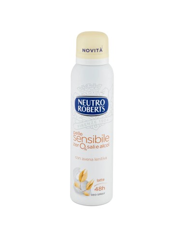 neutro roberts deodorante spray 150ml - pelle sensibile - con avena lenitiva: tuttocasashop.live: igiene e cura della persona