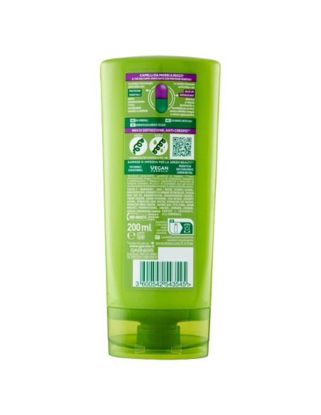 fructis balsamo per capelli - 200ml - hydra ricci - capelli ricci: tuttocasashop.live: igiene e cura della persona