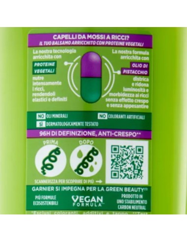 fructis balsamo per capelli - 200ml - hydra ricci - capelli ricci: tuttocasashop.live: igiene e cura della persona
