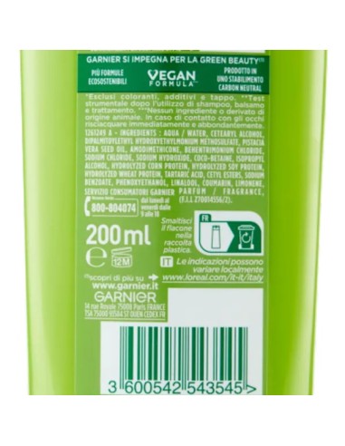 fructis balsamo per capelli - 200ml - hydra ricci - capelli ricci: tuttocasashop.live: igiene e cura della persona