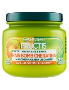fructis maschera capelli 320ml - hydra liss & shine - ultra lisciante: tuttocasashop.live: igiene e cura della persona