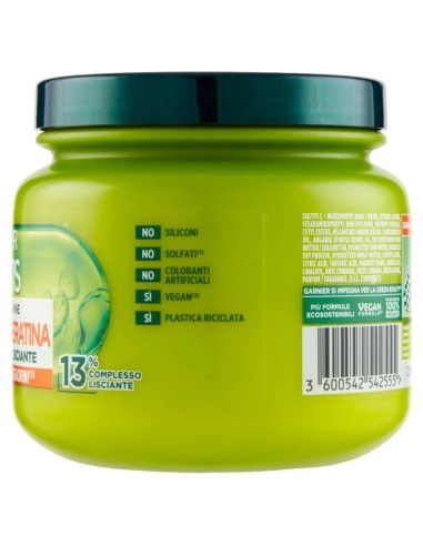 fructis maschera capelli 320ml - hydra liss & shine - ultra lisciante: tuttocasashop.live: igiene e cura della persona