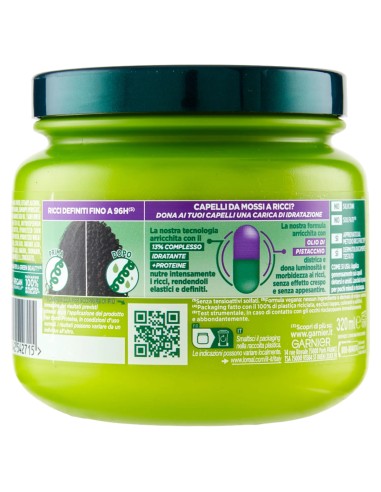 fructis maschera capelli 320ml - hydra ricci - capelli ricci ultra idratante: tuttocasashop.live: igiene e cura della persona