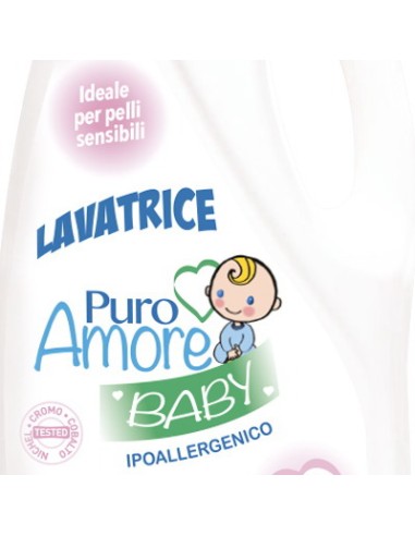 puro amore detersivo lavatrice 30 lavaggi 1500ml - baby ipoallergenico: tuttocasashop.live: prodotti per bucato e tessuti