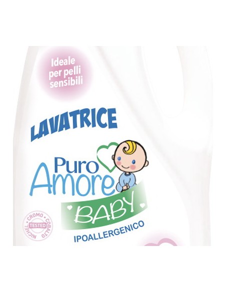 puro amore detersivo lavatrice 30 lavaggi 1500ml - baby ipoallergenico: tuttocasashop.live: prodotti per bucato e tessuti