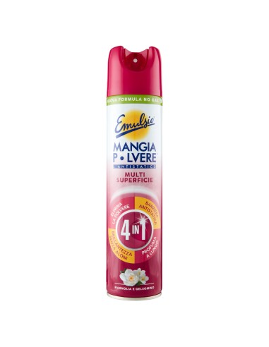 emulsio mangiapolvere l'antistatico spray 4in1 300ml - magnolia e gelsomino: tuttocasashop.live: pulizia e cura della casa