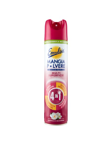 emulsio mangiapolvere l'antistatico spray 4in1 300ml - magnolia e gelsomino: tuttocasashop.live: pulizia e cura della casa