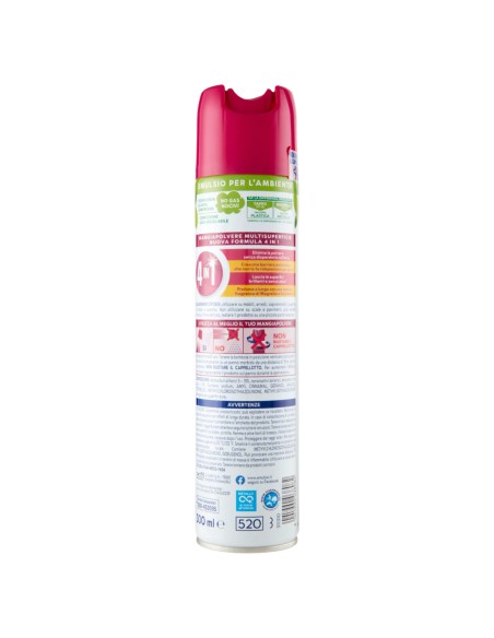 emulsio mangiapolvere l'antistatico spray 4in1 300ml - magnolia e gelsomino: tuttocasashop.live: pulizia e cura della casa