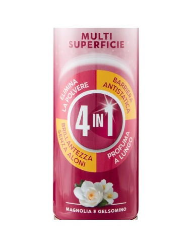emulsio mangiapolvere l'antistatico spray 4in1 300ml - magnolia e gelsomino: tuttocasashop.live: pulizia e cura della casa