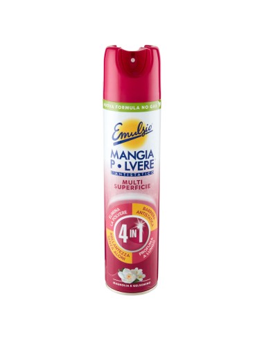 emulsio mangiapolvere l'antistatico spray 4in1 300ml - magnolia e gelsomino: tuttocasashop.live: pulizia e cura della casa