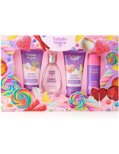tulipan negro - deo 150ml+doccia 75ml+edt 50ml+body lot. 75ml - candy fantas: tuttocasashop.live: igiene e cura della persona