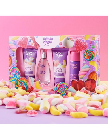 tulipan negro - deo 150ml+doccia 75ml+edt 50ml+body lot. 75ml - candy fantas: tuttocasashop.live: igiene e cura della persona