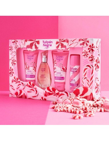 tulipan negro - deo 150ml+doccia 75ml+edt 50ml+body lot 75ml - fresaa y nata: tuttocasashop.live: igiene e cura della persona