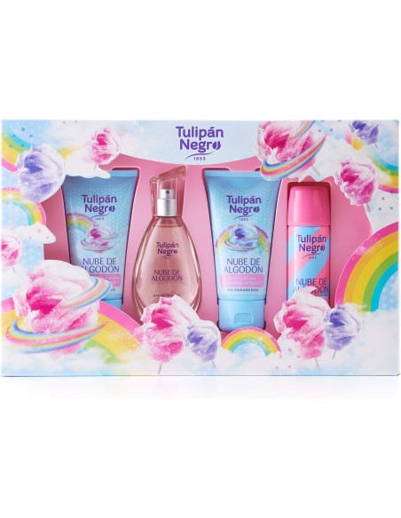 tulipan negro - deo 150ml+doccia 75ml+edt 50ml+body lot 75ml - algoton nube: tuttocasashop.live: igiene e cura della persona