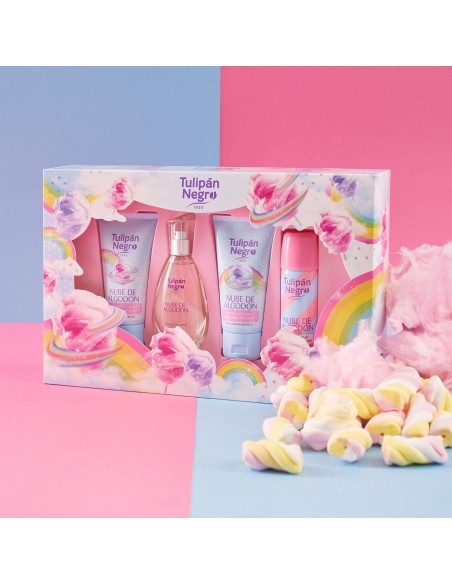 tulipan negro - deo 150ml+doccia 75ml+edt 50ml+body lot 75ml - algoton nube: tuttocasashop.live: igiene e cura della persona