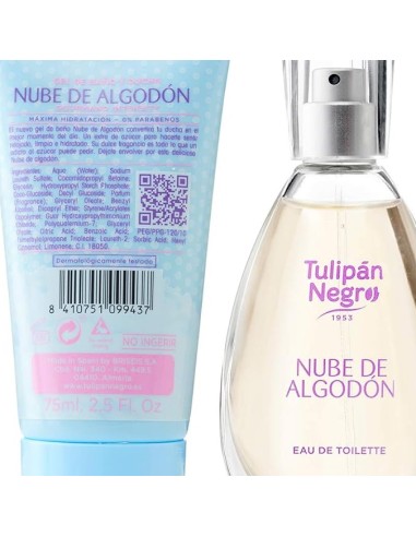 tulipan negro - deo 150ml+doccia 75ml+edt 50ml+body lot 75ml - algoton nube: tuttocasashop.live: igiene e cura della persona