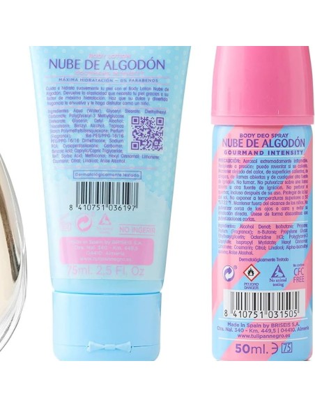 tulipan negro - deo 150ml+doccia 75ml+edt 50ml+body lot 75ml - algoton nube: tuttocasashop.live: igiene e cura della persona
