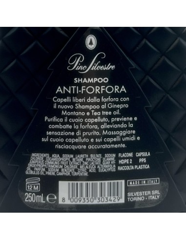 pino silvestre shampoo 250ml - antiforfora - ginepro montano e tea tree oil: tuttocasashop.live: igiene e cura della persona