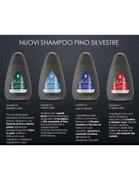 pino silvestre shampoo 250ml - fortificante - creatina e ginepro rosso: tuttocasashop.live: igiene e cura della persona