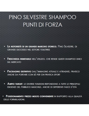 pino silvestre shampoo 250ml - fortificante - creatina e ginepro rosso: tuttocasashop.live: igiene e cura della persona
