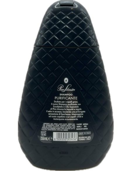 pino silvestre shampoo 250ml - purificante sebo regolatore - eucaliptus: tuttocasashop.live: igiene e cura della persona