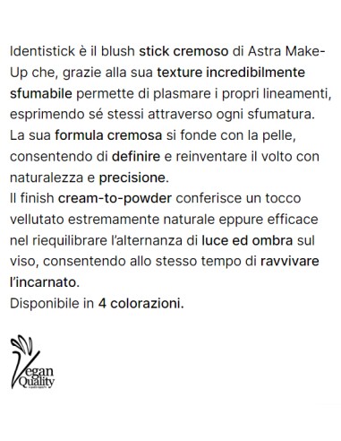 astra identistick blush stick cremoso - 04 - rush root: tuttocasashop.live: igiene e cura della persona