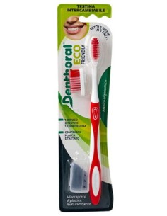 denthoral eco friendly - spazzolino con testina di ricambio e capsula setole: tuttocasashop.live: igiene e cura della persona