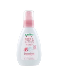 equilibra deodorante vapo no gas - 75ml - rosa ialuronica - delicatezza 24h: tuttocasashop.live: igiene e cura della persona