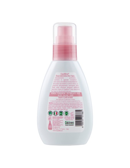 equilibra deodorante vapo no gas - 75ml - rosa ialuronica - delicatezza 24h: tuttocasashop.live: igiene e cura della persona