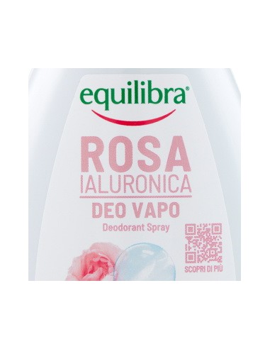 equilibra deodorante vapo no gas - 75ml - rosa ialuronica - delicatezza 24h: tuttocasashop.live: igiene e cura della persona